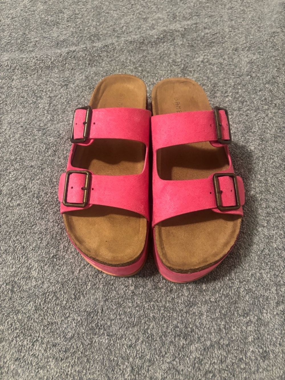 Pink Suede Women’s Sandals